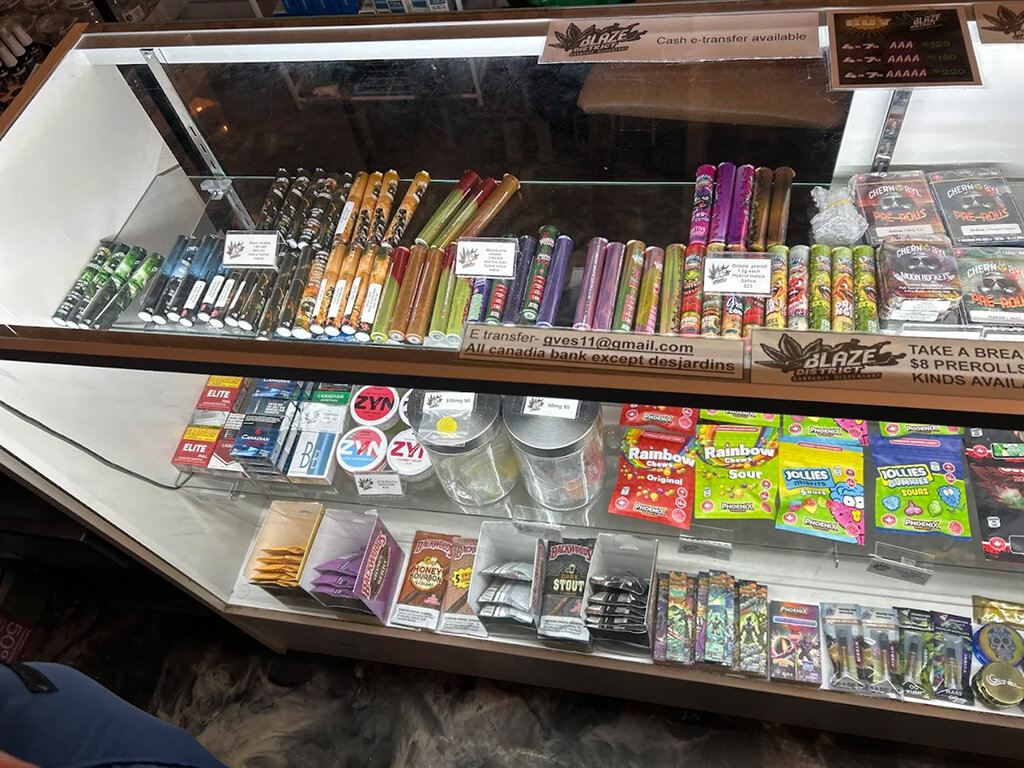 Products inside Blaze District 1340 The Queensway